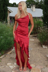 Daenerys Maxi Dress - Burgundy